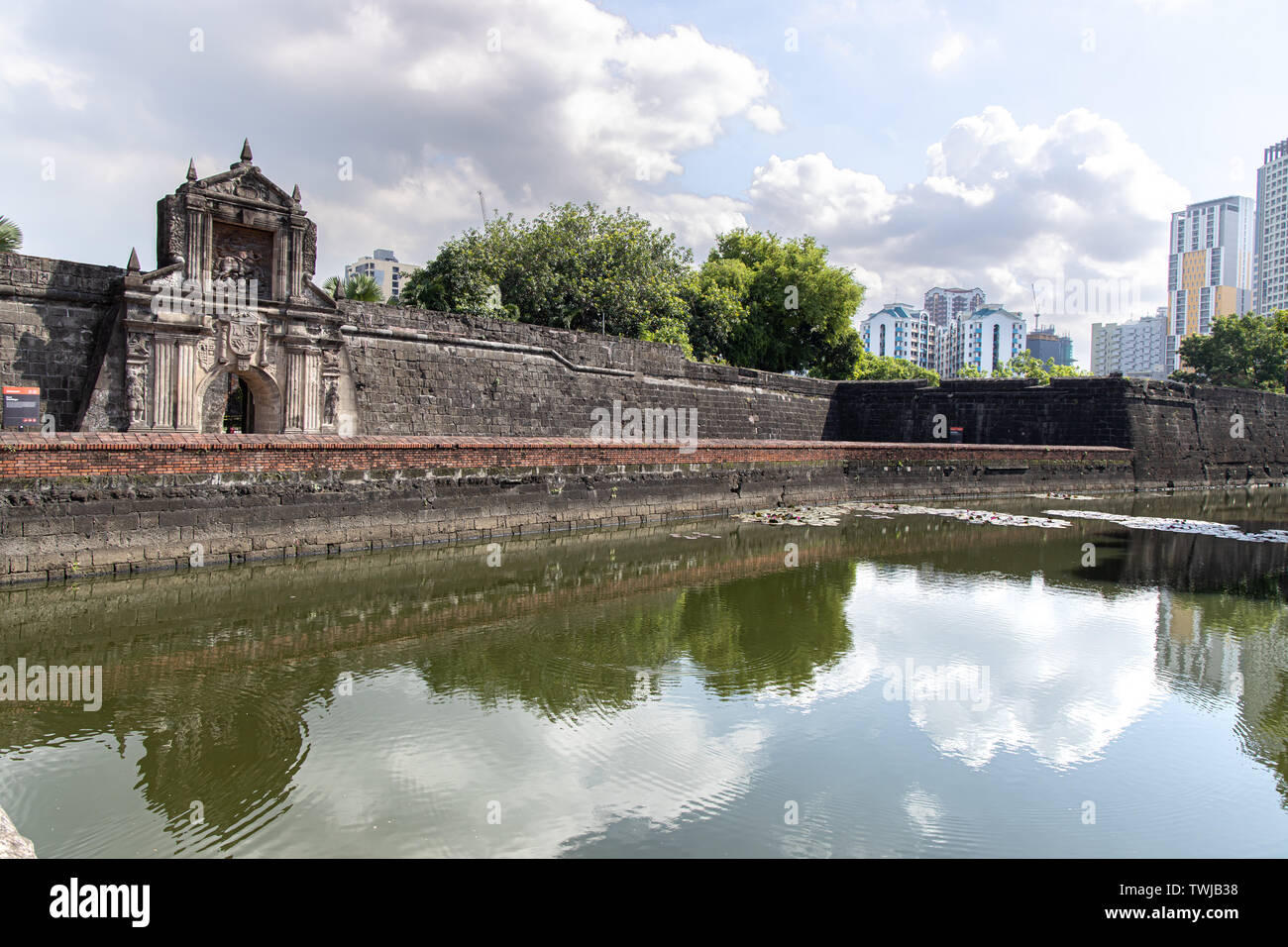 June 9,2019 Fort Santiago Gate at Intramuros, Manila , Philippines Stock Photo