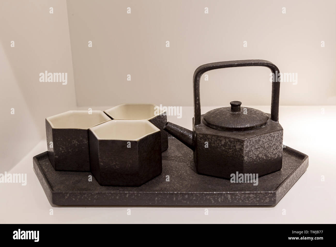 Chinese ceramic tea set Stock Photo Alamy