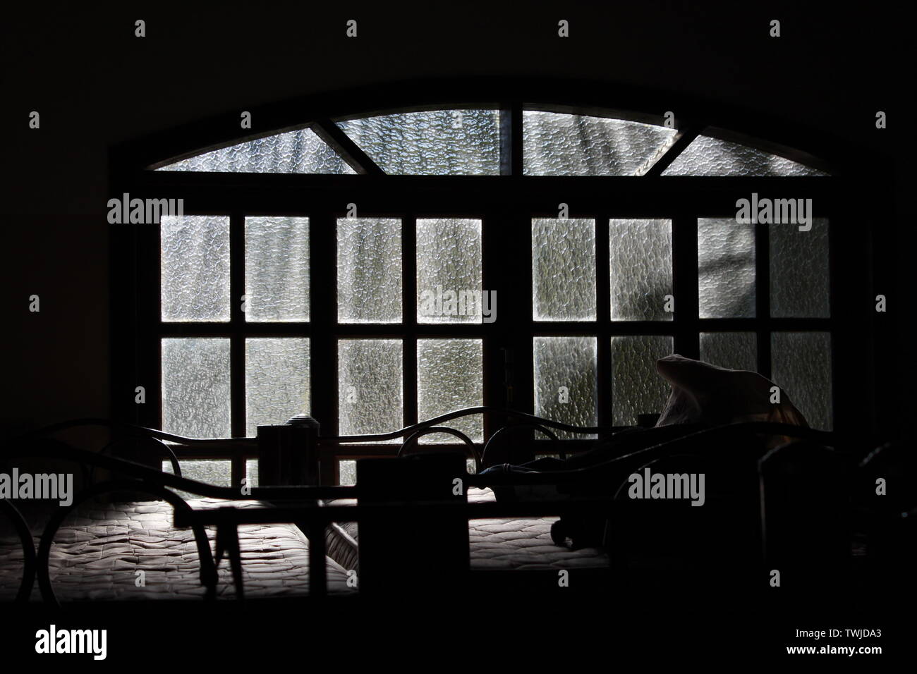 Window light black and white hi-res stock photography and images - Alamy