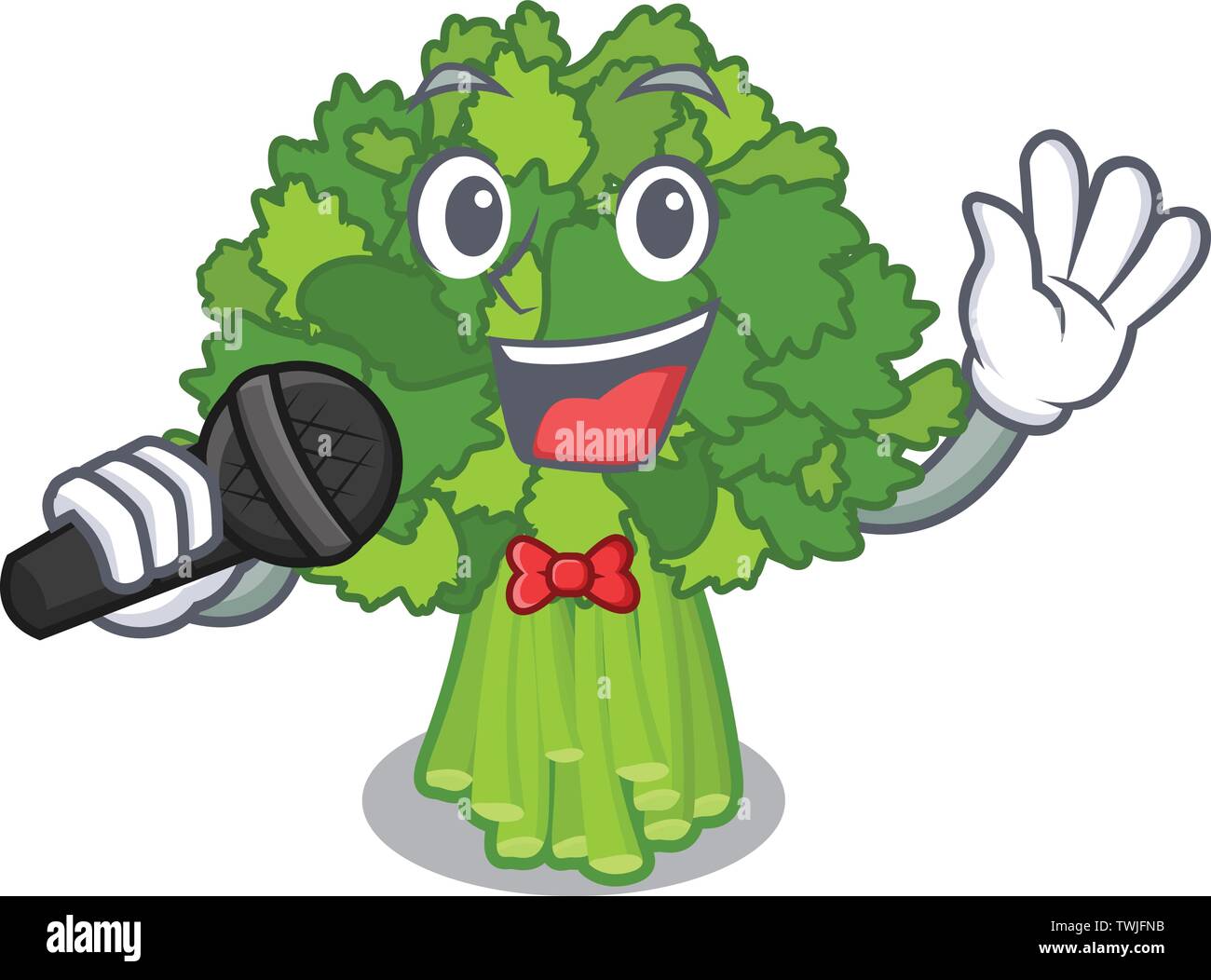 Broccoli Rabe Song Broccoli rabe illustration Stock Vector Images - Alamy