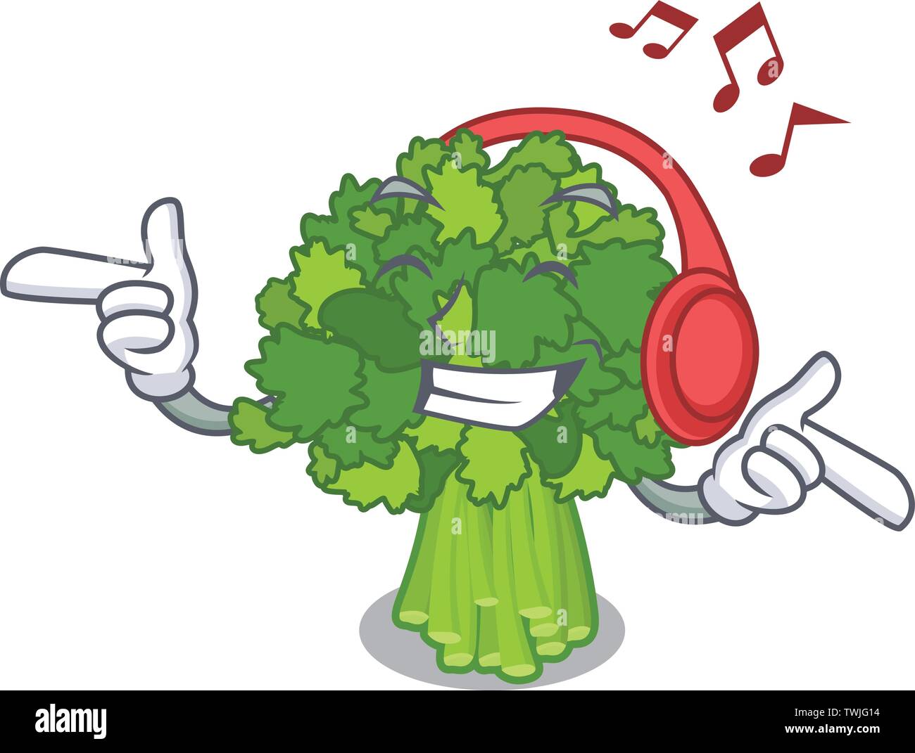 Broccoli Rabe Song Broccoli rabe illustration Stock Vector Images - Alamy