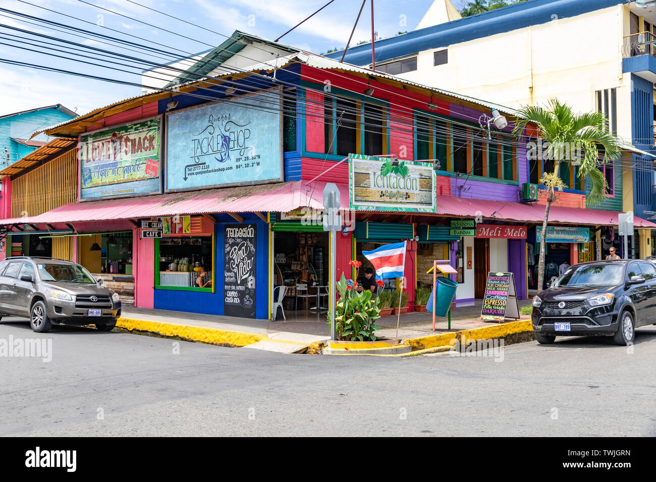 Quepos, near Manuel Antonio National Pk, is a small booming harbor town