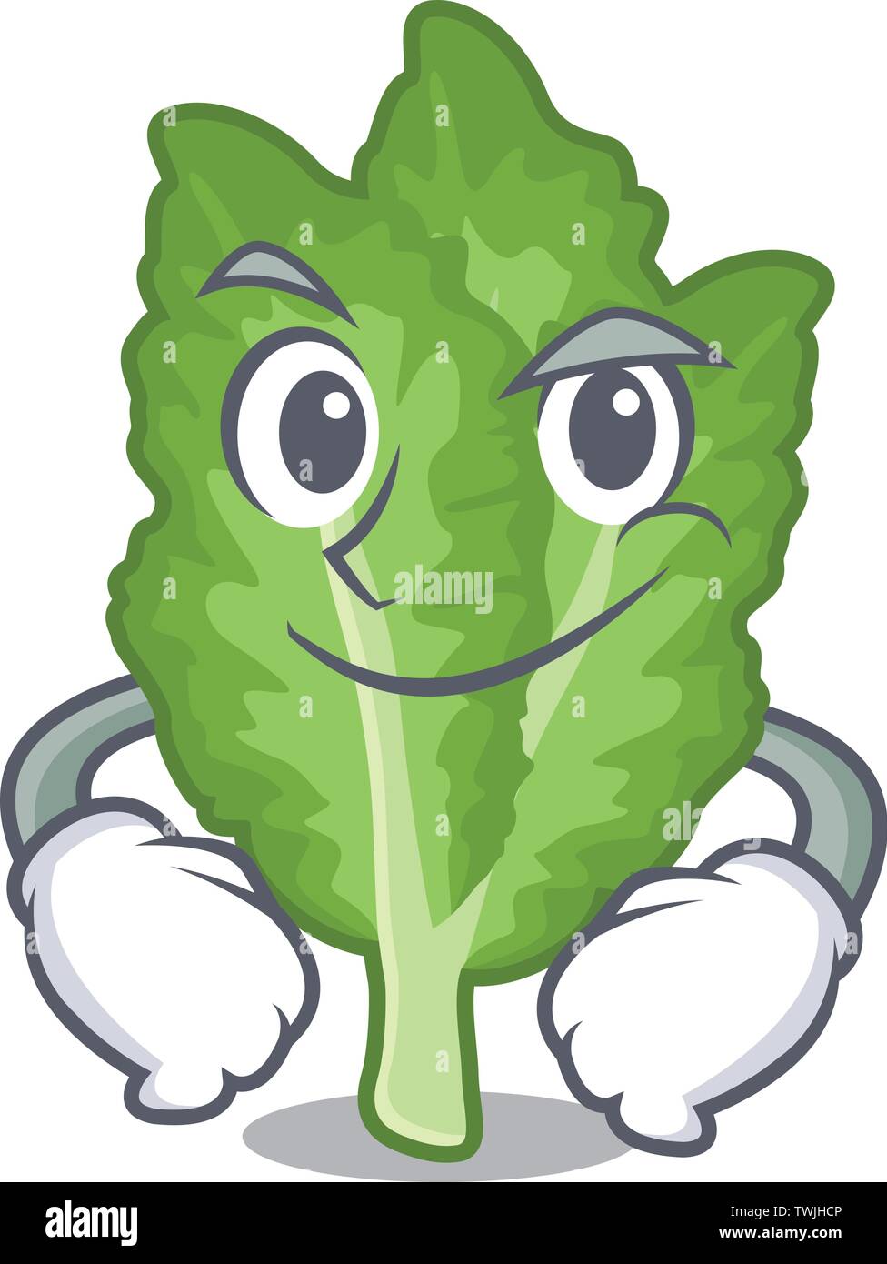 Smirking green mustard in the cartoon fridge Stock Vector Image & Art