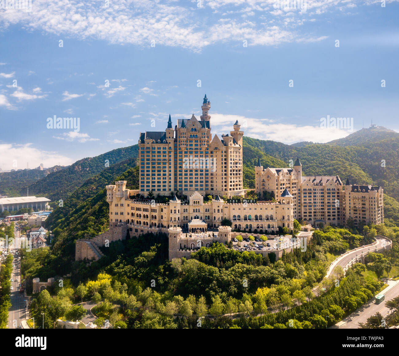 Dalian Castle Stock Photo