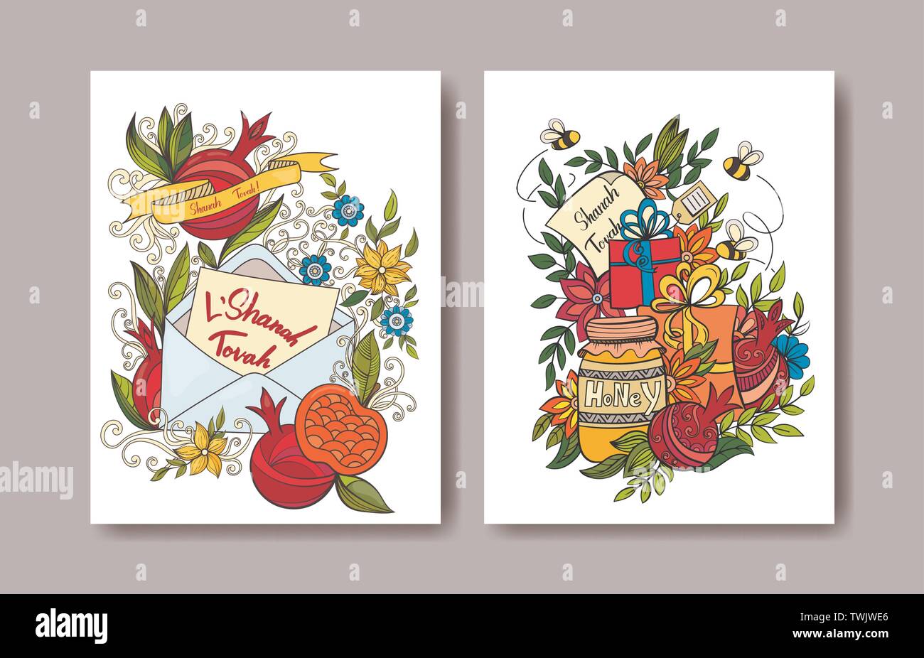 New Year Card Jewish High Resolution Stock Photography And Images Alamy