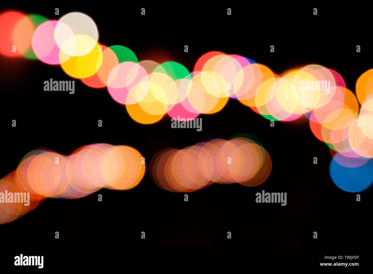 Light bokeh colorful at night background Stock Photo - Alamy