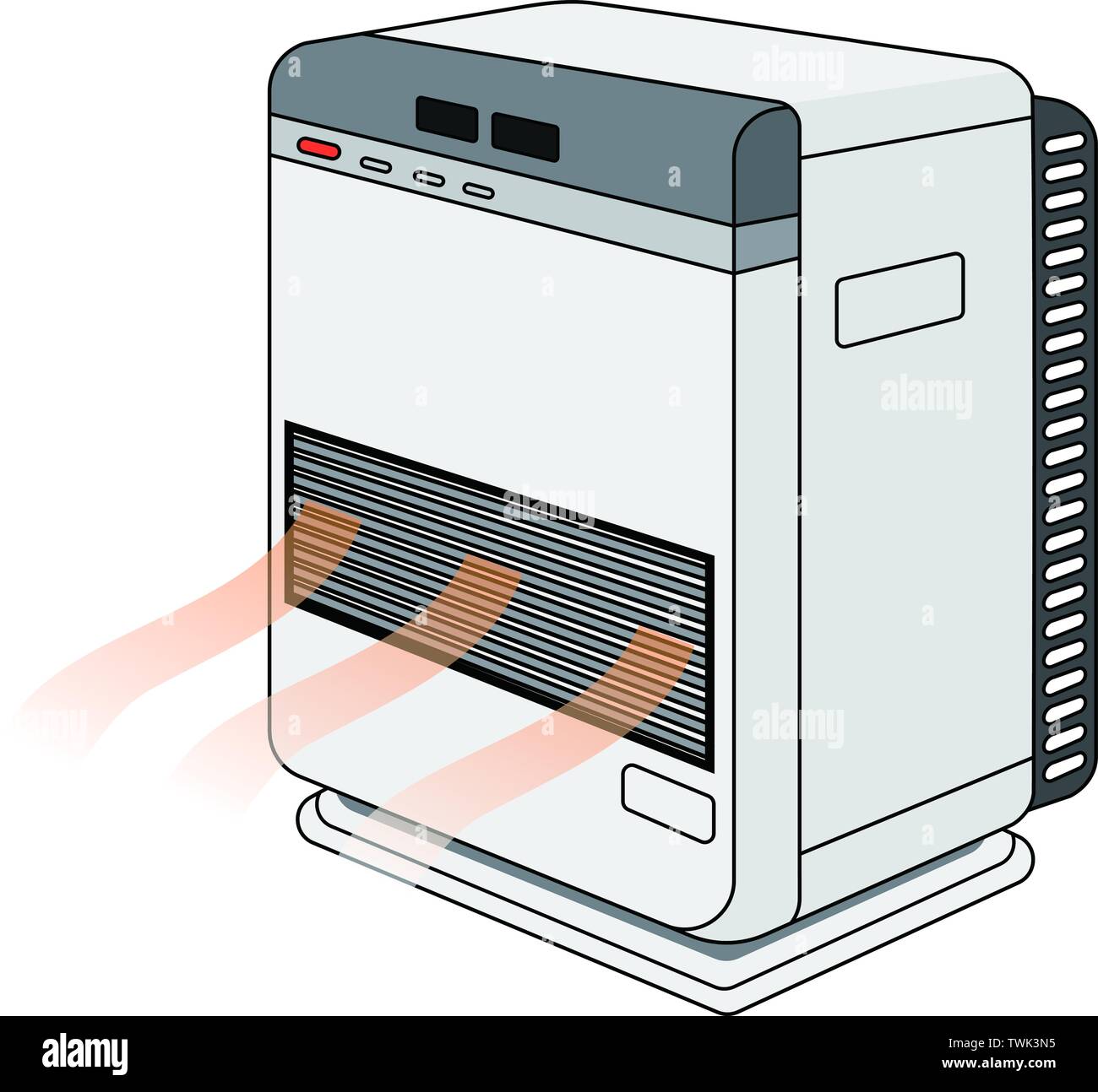 This is an illustration of an oil heater Stock Vector Image & Art Alamy