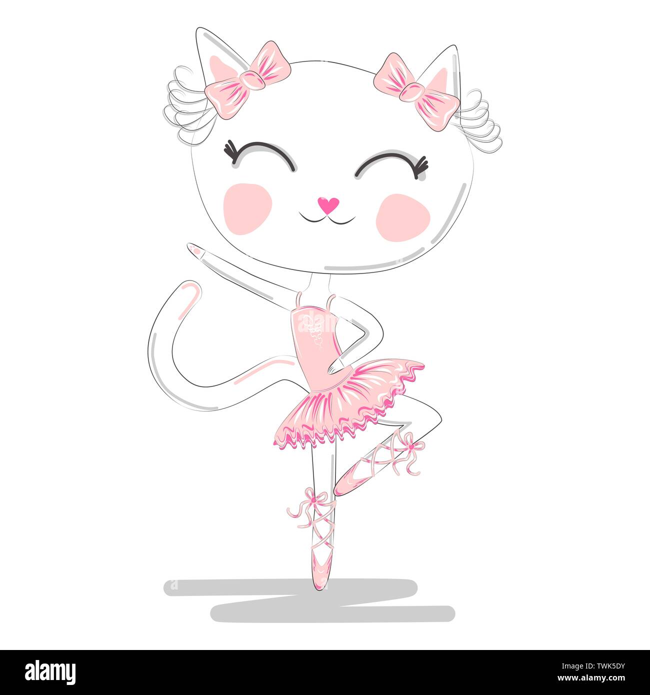 Cat ballerina