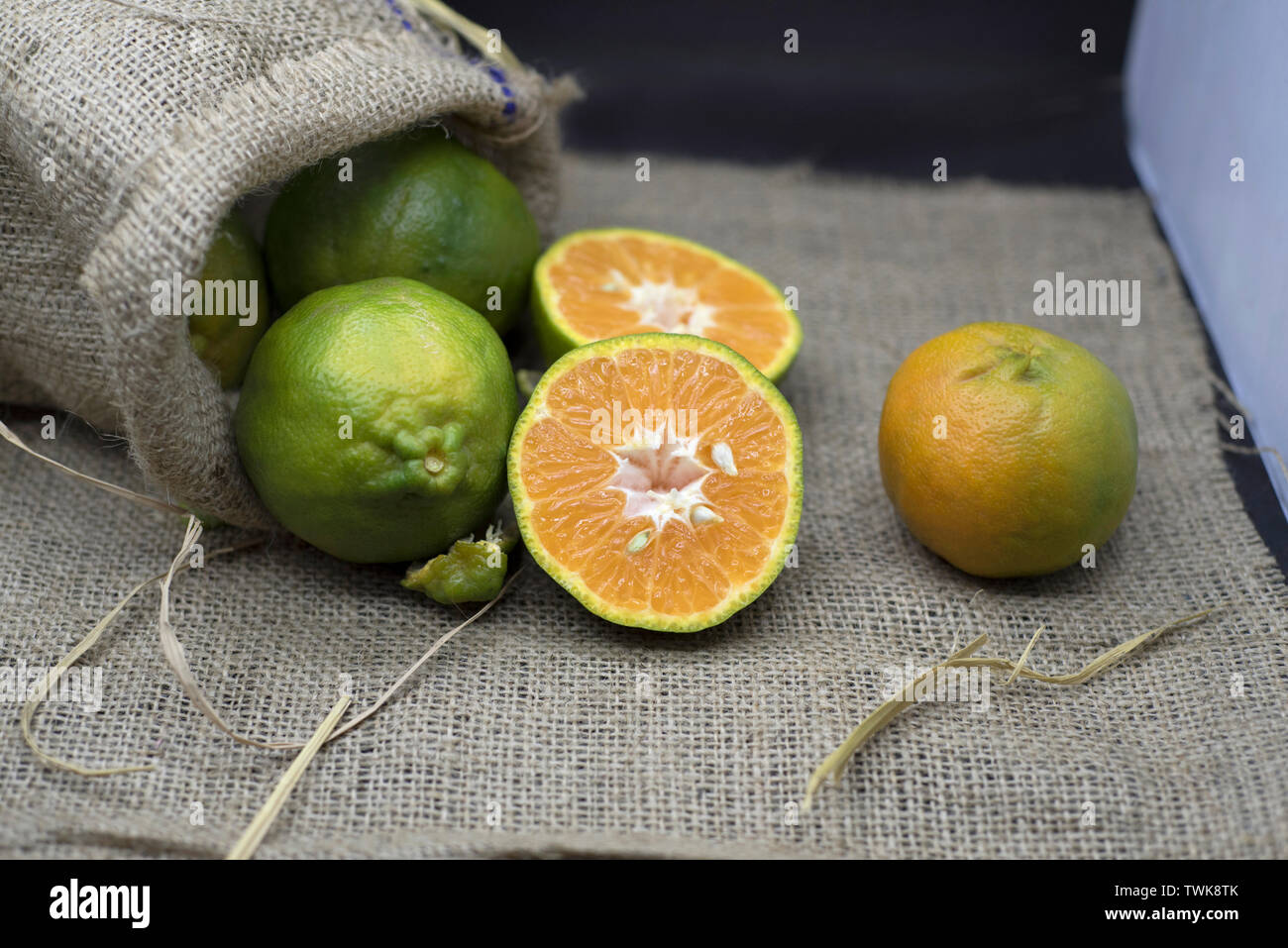 Black jute bag hi-res stock photography and images - Alamy