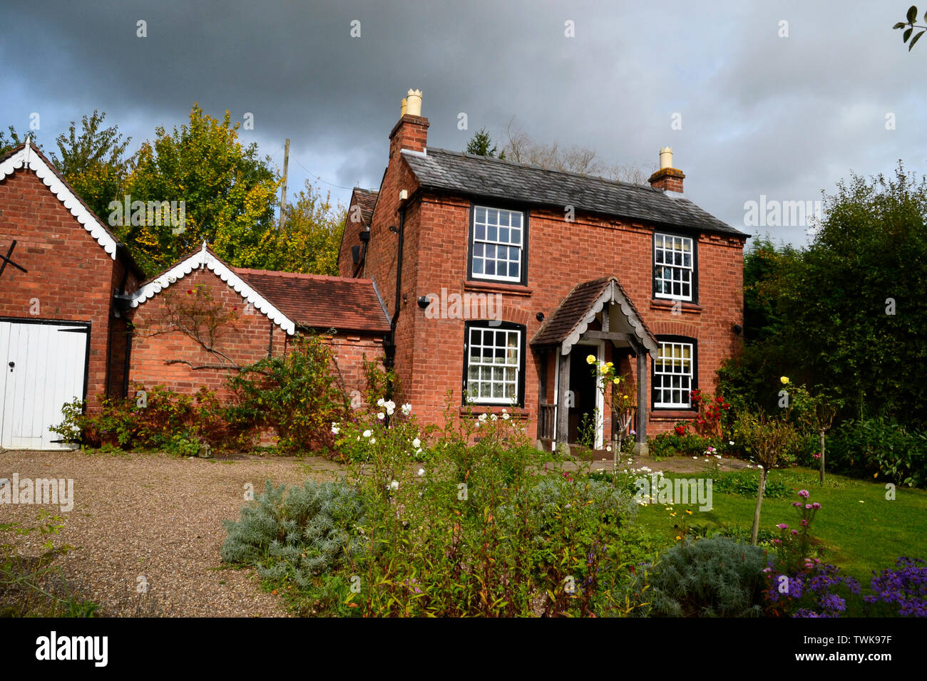 The Firs - Elgars Birthplace Museum in Lower Broadheath, near Malvern, Worcestershire, UK Stock Photo
