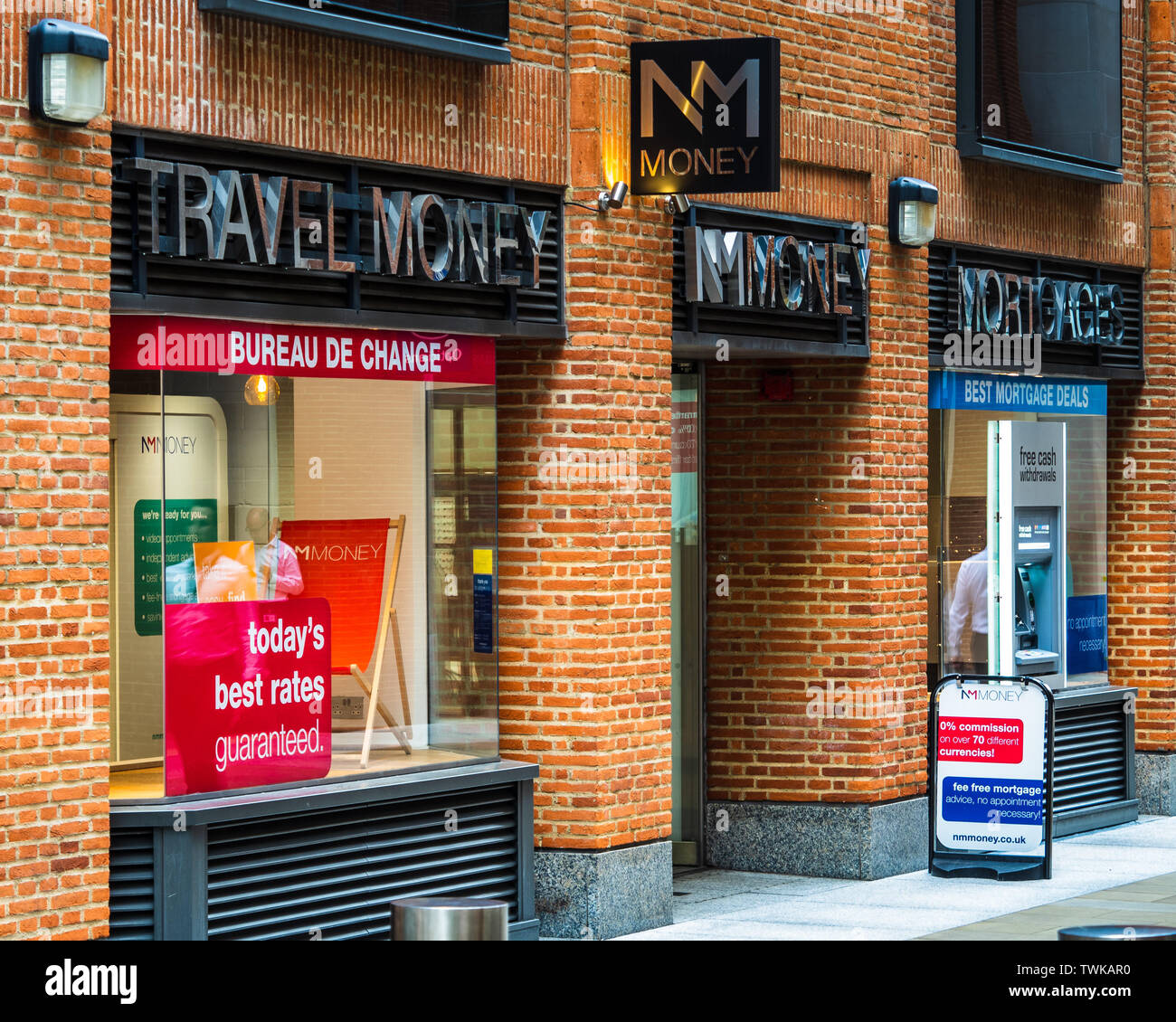 NM Money Paternoster Row Branch Stock Photo