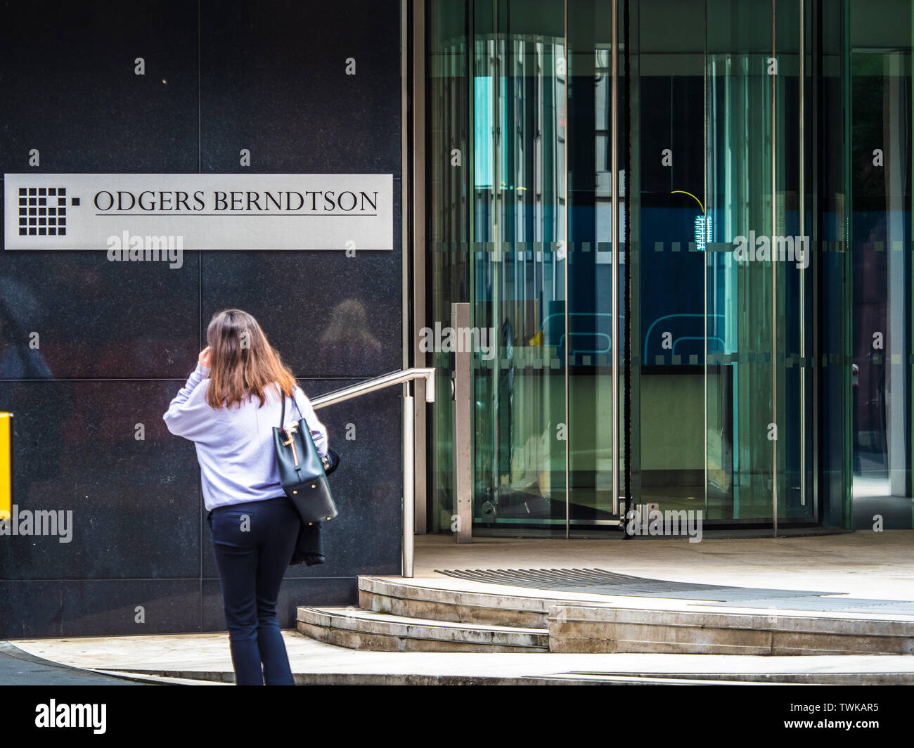 Odgers Berndtson Executive Search and Recruitment Company London Offices on Cannon Street in the City of London Financial District Stock Photo