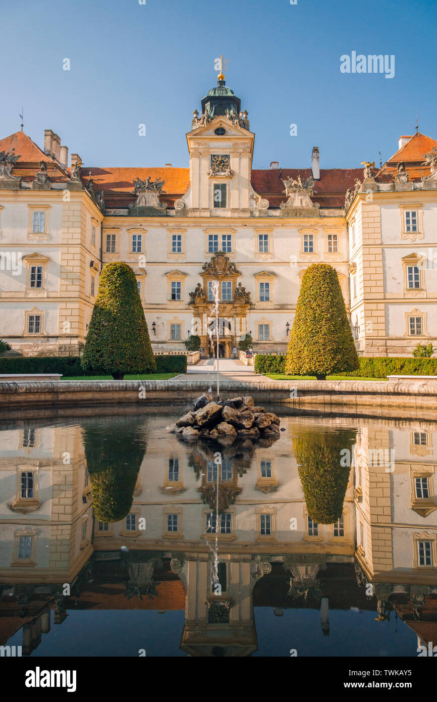 Valtice Castle, Czech Republic Stock Photo