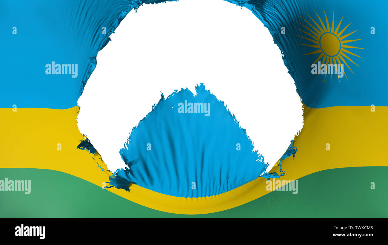 Waving flag rwanda in 3d hi res stock photography and images alamy