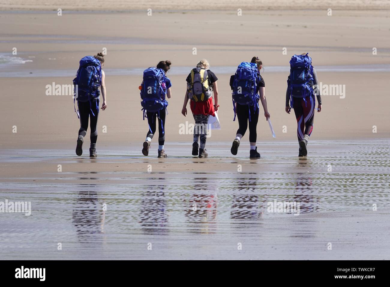 Gower, Swansea, Wales, UK. 21st June 2019. Weather Duke of Edinburgh