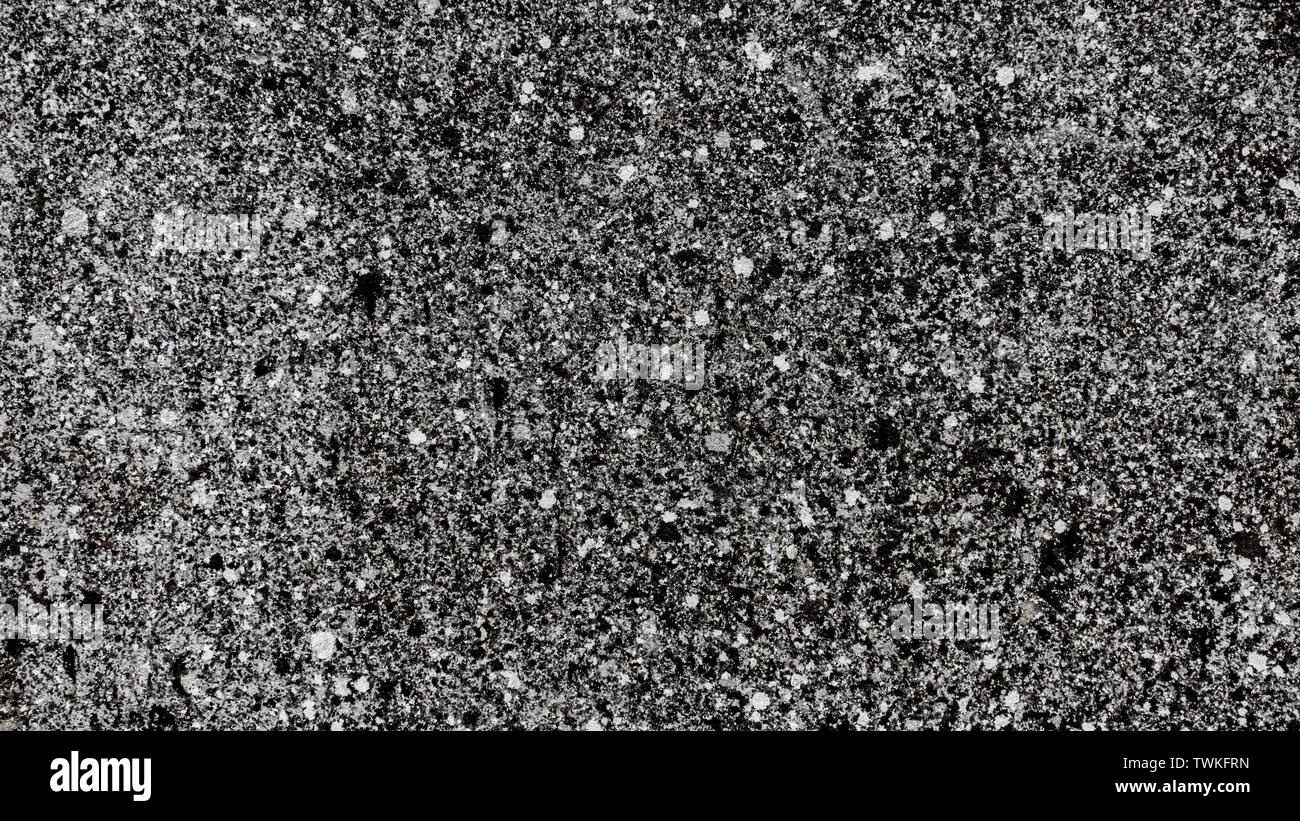 Black stone texture background, seamless granite, close up abstract background Stock Photo