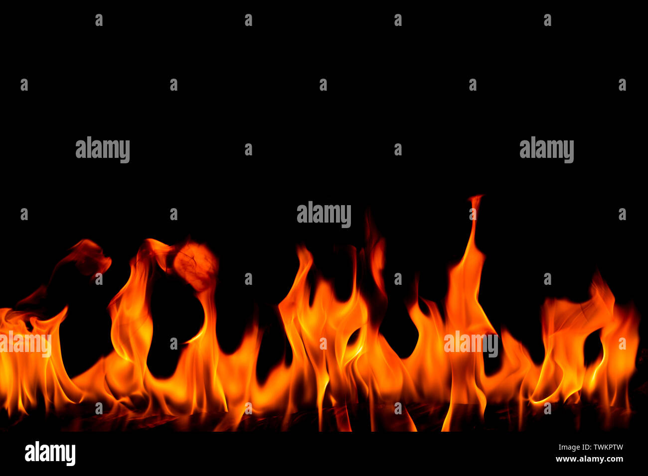 Abstract fire flame isolated on hi-res stock photography and images - Alamy
