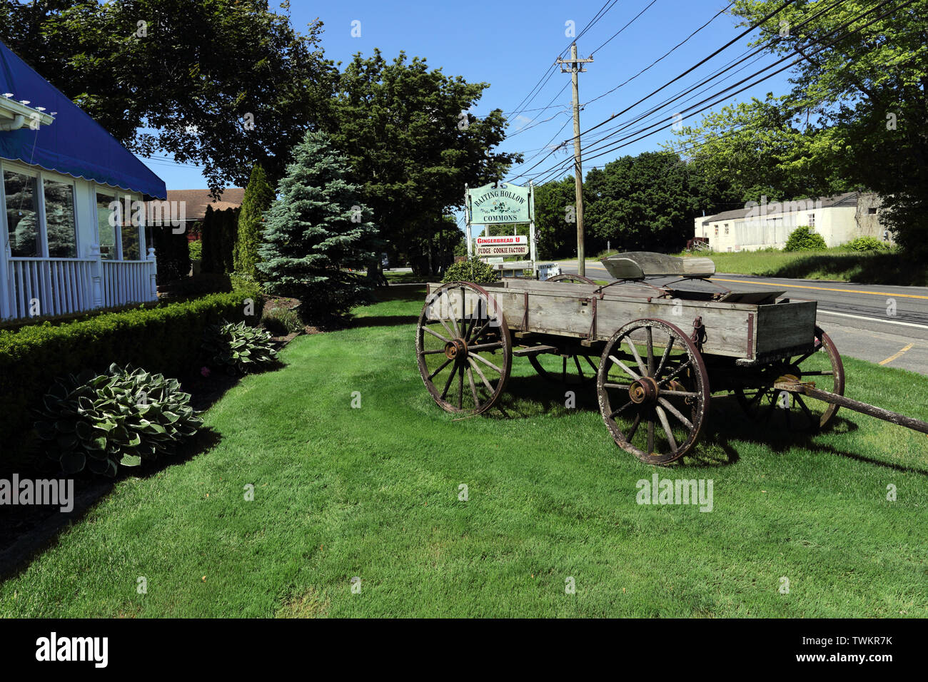 The Bistro restaurant Baiting Hollow eastern Long Island New York Stock