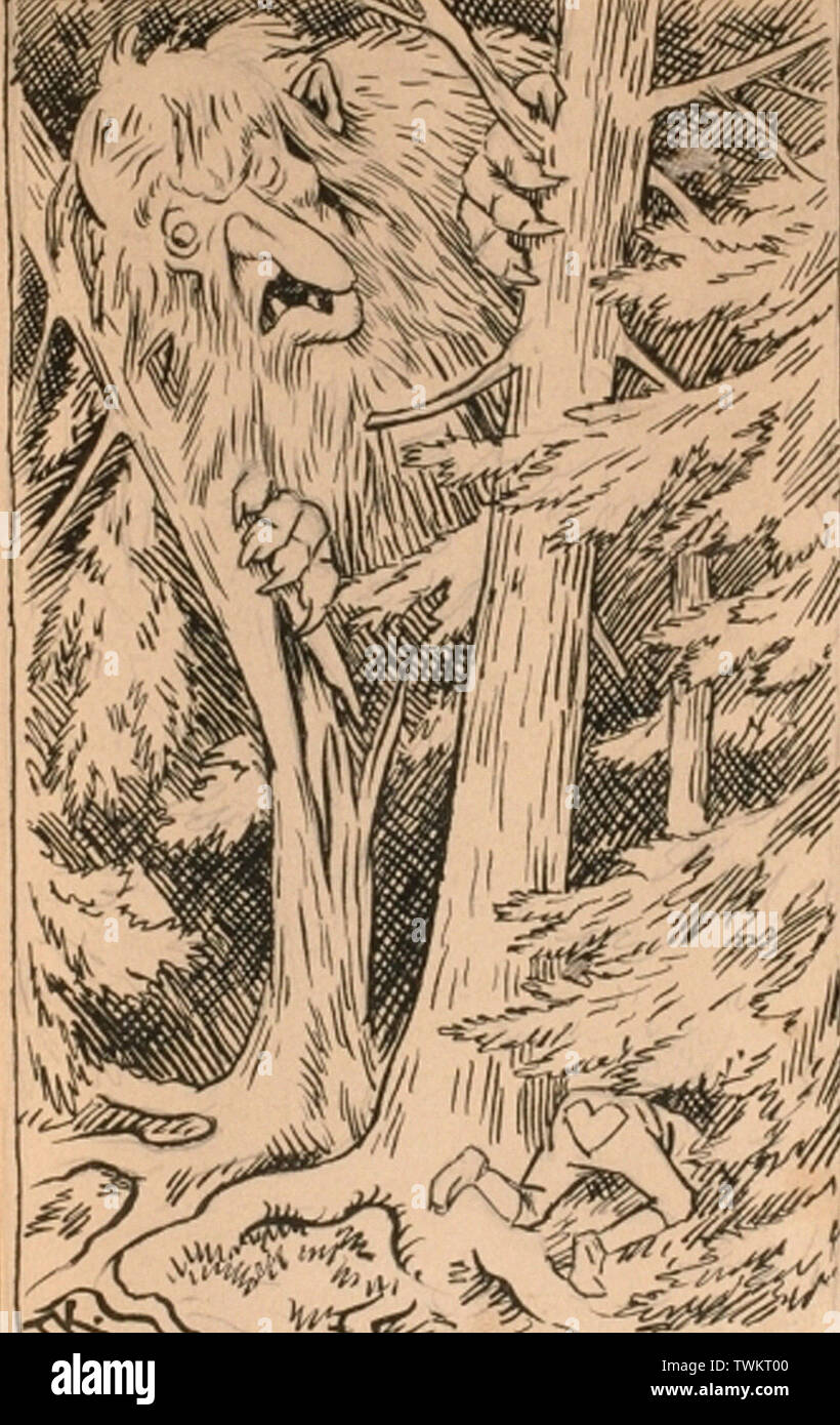 Theodor Kittelsen - Forest Troll Skogtroll Stock Photo - Alamy