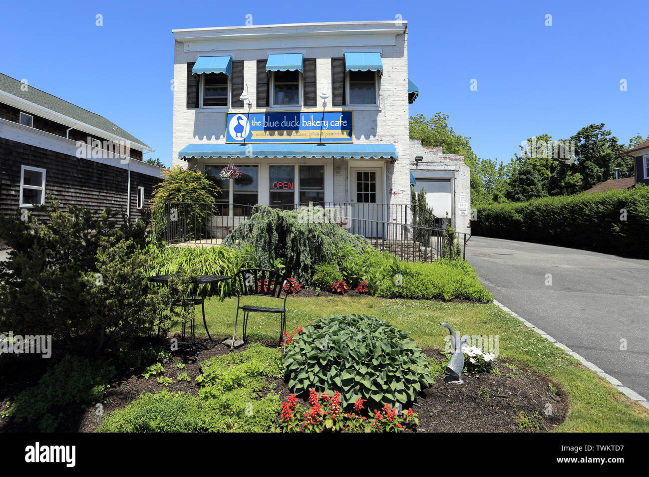 The Blue Duck Bakery Southold Long Island New York Stock Photo Alamy