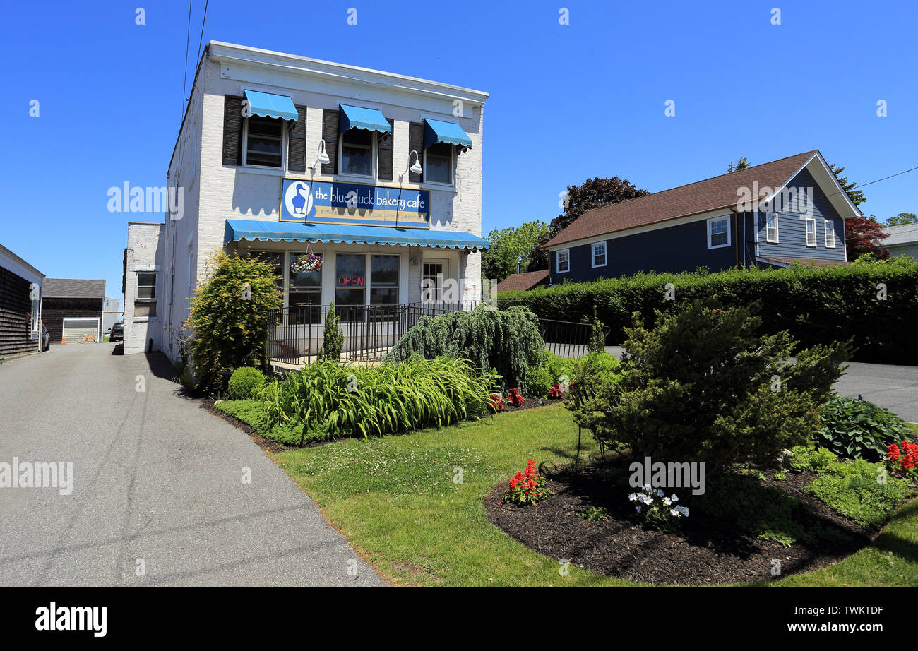 The Blue Duck Bakery Southold Long Island New York Stock Photo Alamy