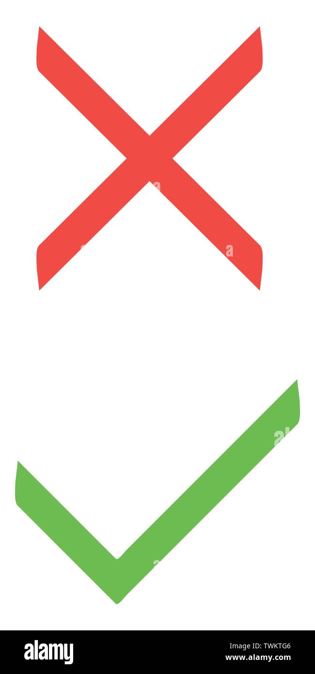 Check mark icons. Flat design style vector illustration Stock Vector ...
