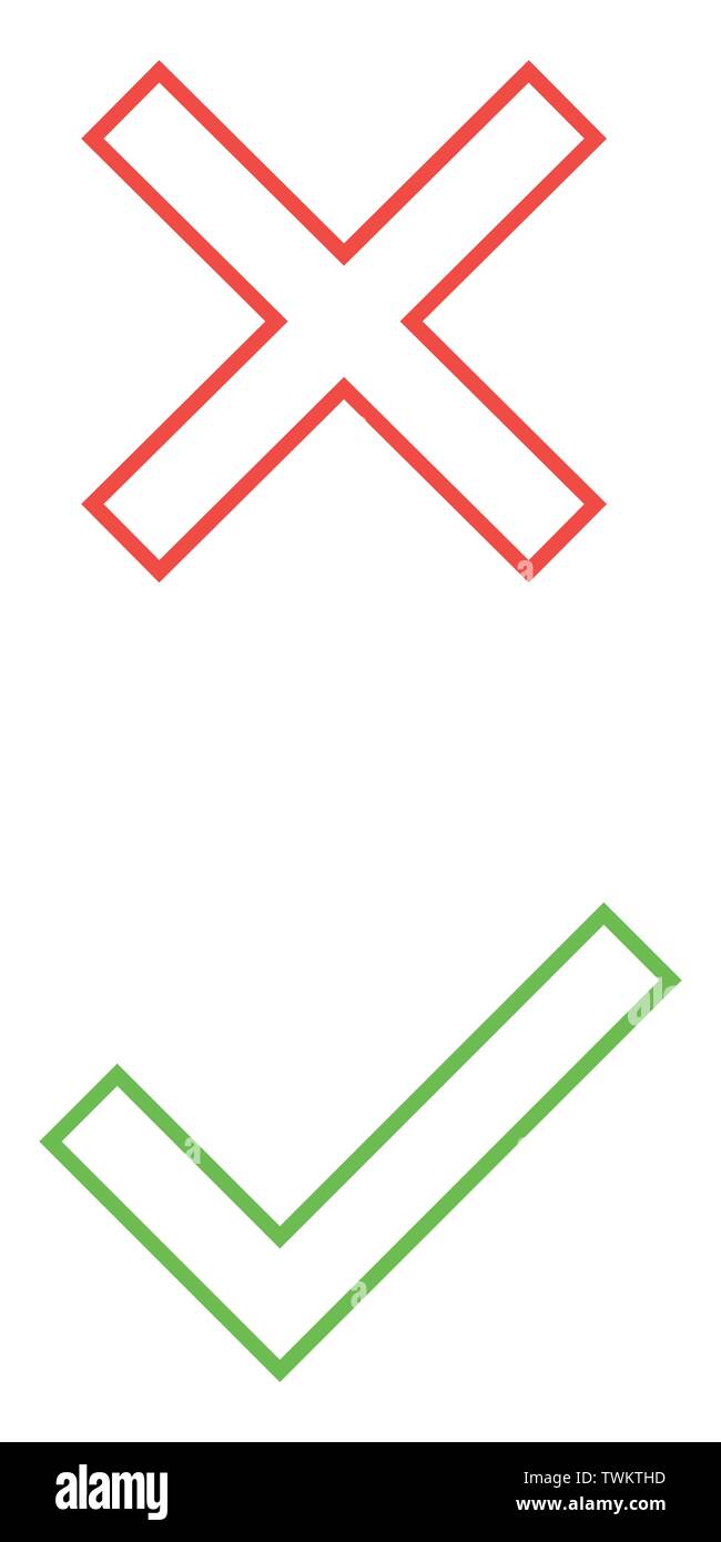 Check mark icons. Flat design style vector illustration Stock Vector ...