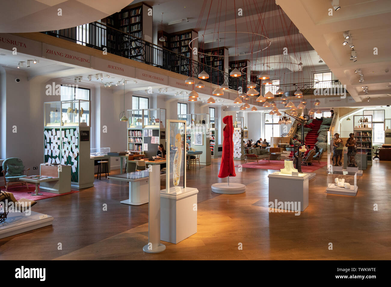 The Wellcome collection reading room Stock Photo