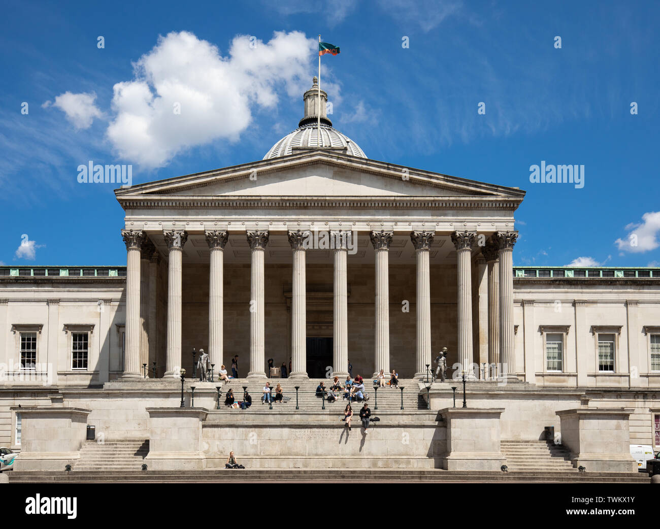 University College London main building. Stock Photo