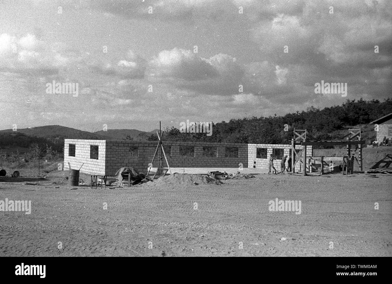 US ARMY in Süd Korea 1955 - US Army in the Republic of Korea (ROK) / South Korea 1955 Stock Photo