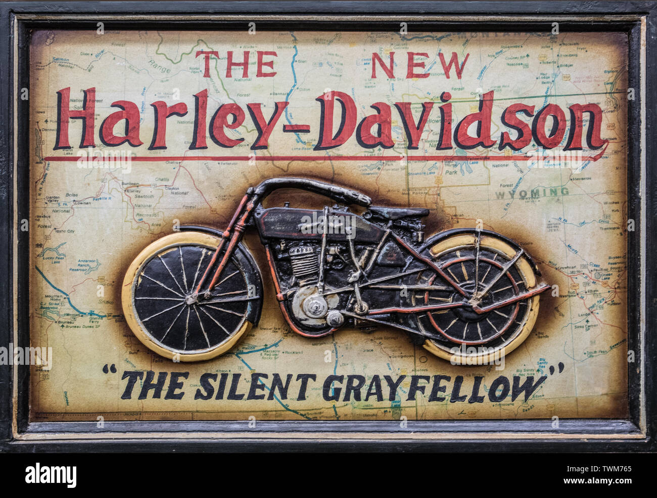 Harley Davidson Poster High Resolution Stock Photography And Images Alamy