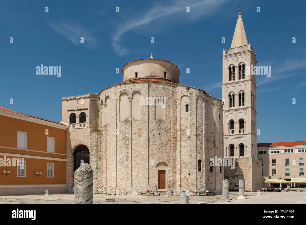 St Donatus' Church, Zadar, Croatia Stock Photo