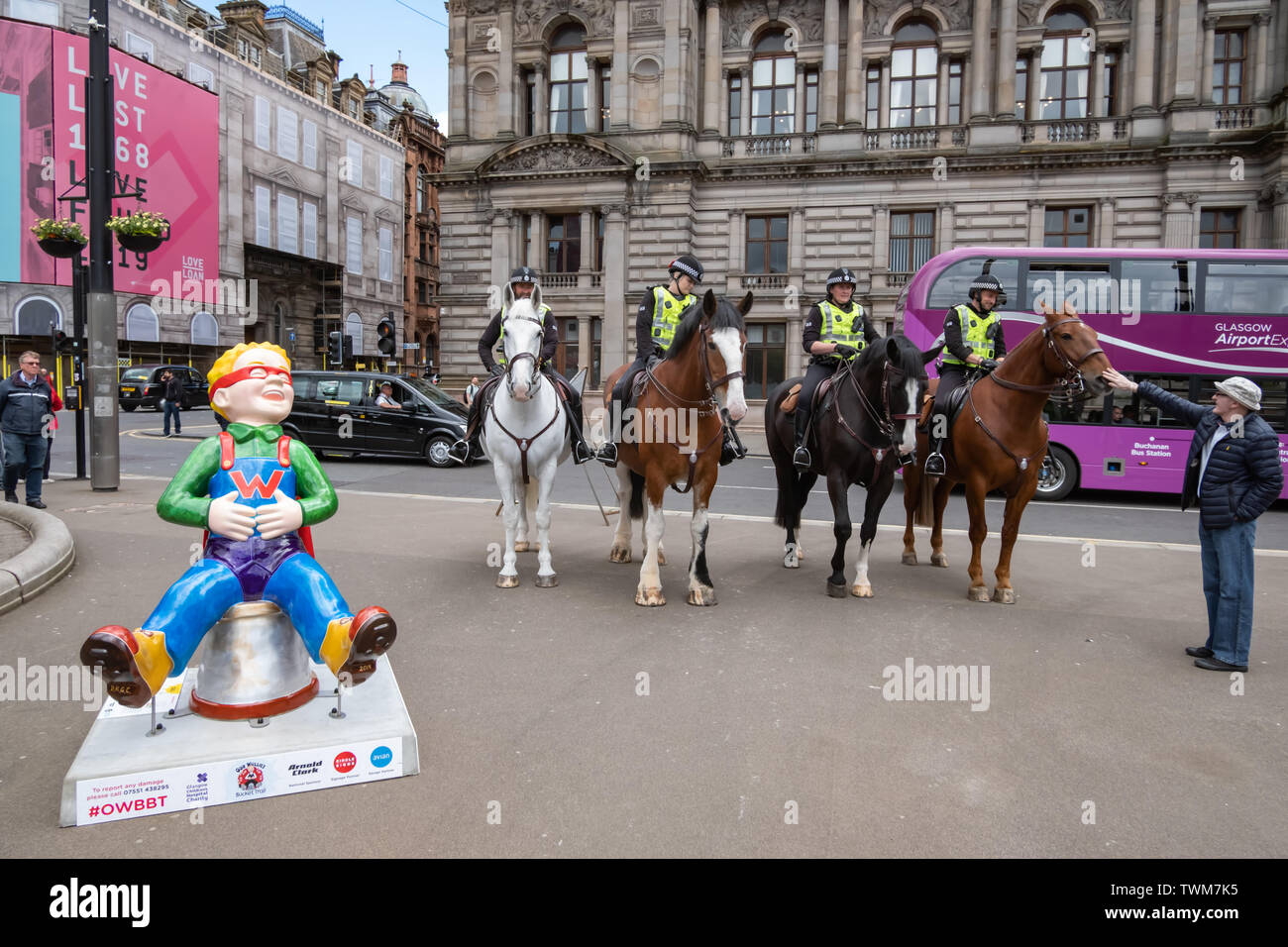 Oor wullie bucket trail edinburgh hires stock photography and images