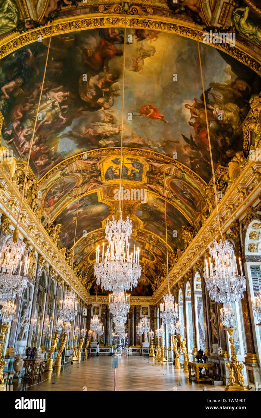 Versailles Hall Of Mirrors High Resolution Stock Photography and Images
