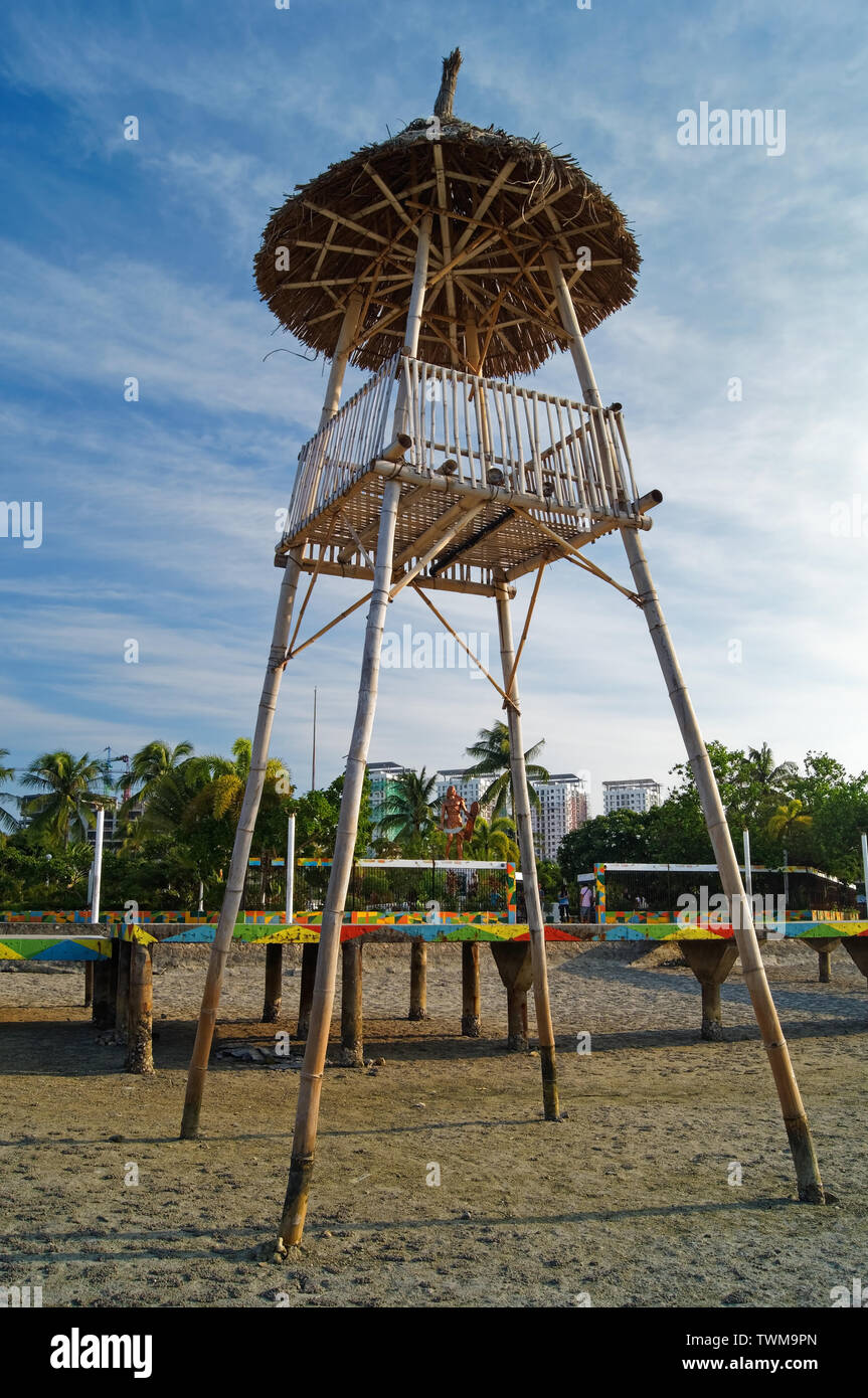 South East Asia,Philippines,Metro Cebu,Mactan Island,Lapu-Lapu City,Waterfront near Lapu Lapu Statue Stock Photo