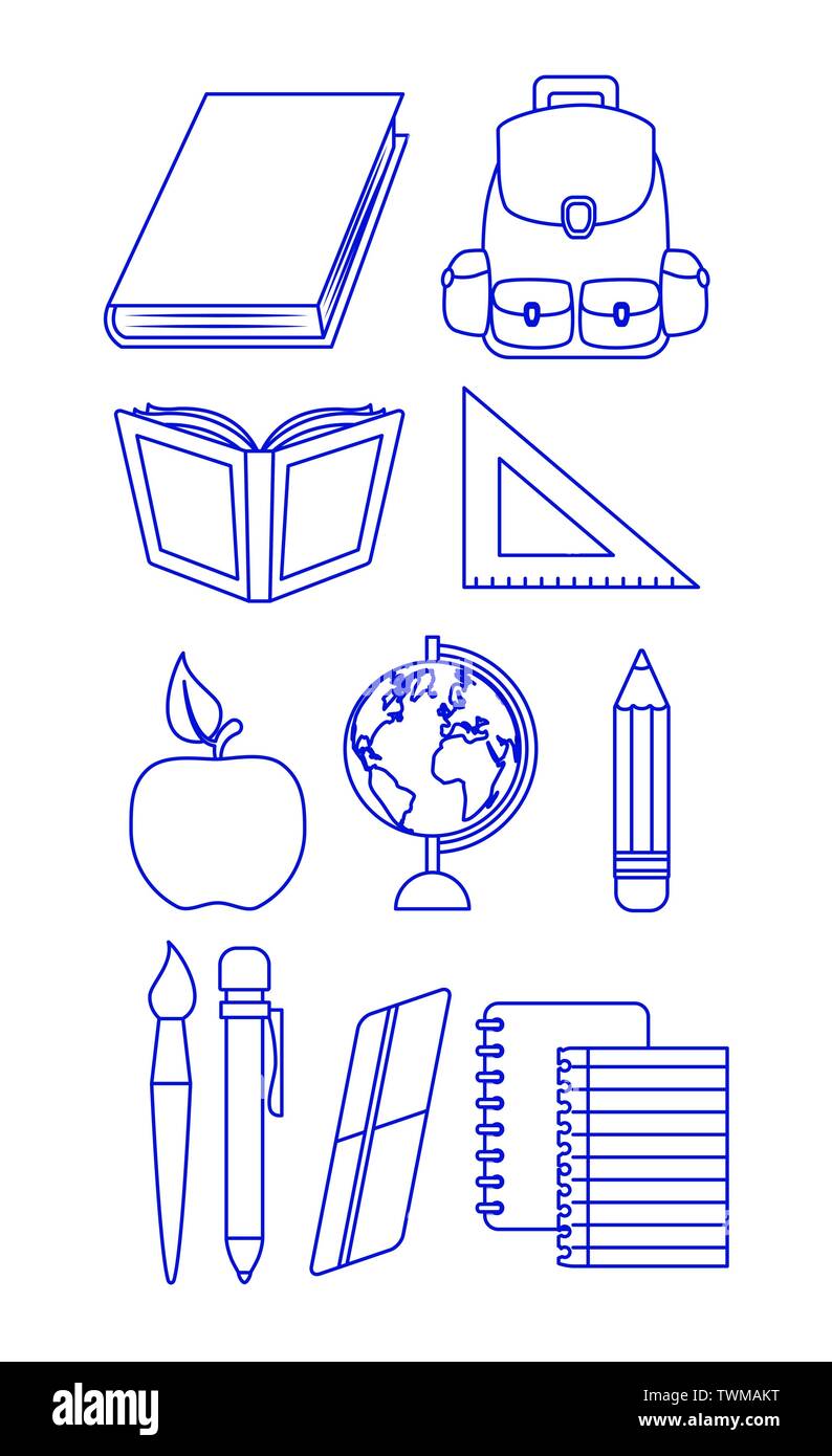 regreso a clases poster Stock Vector Image & Art - Alamy