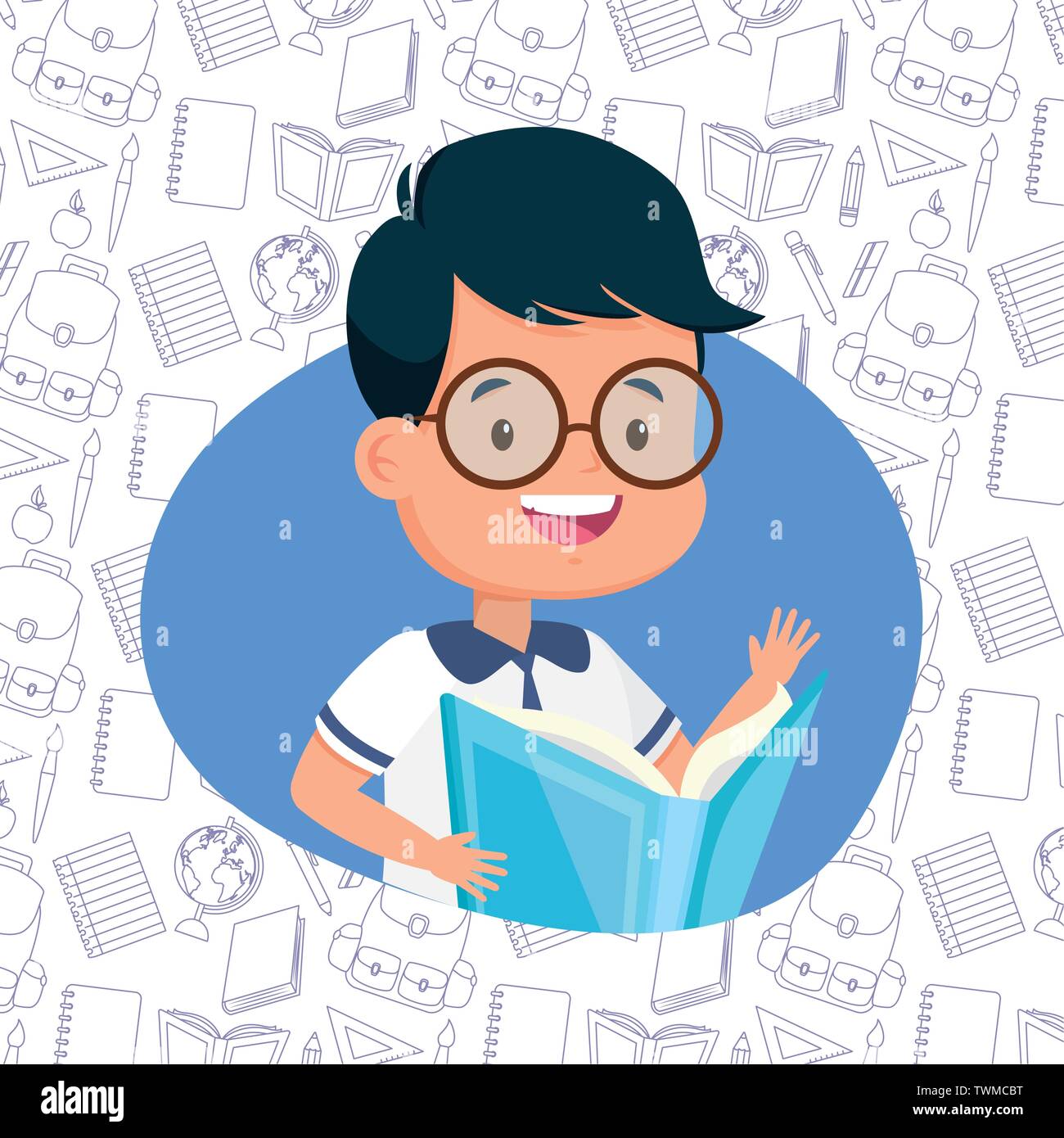 kids back to school Stock Vector Image & Art - Alamy