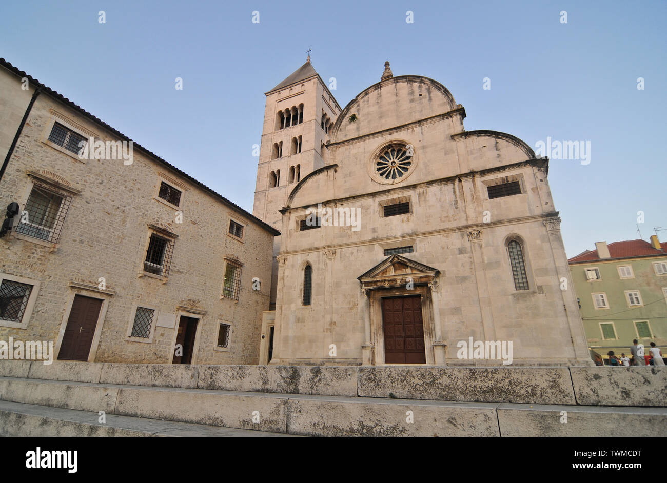 Church of St Donatus and Roman forum, Zadar, Croatia Stock Photo