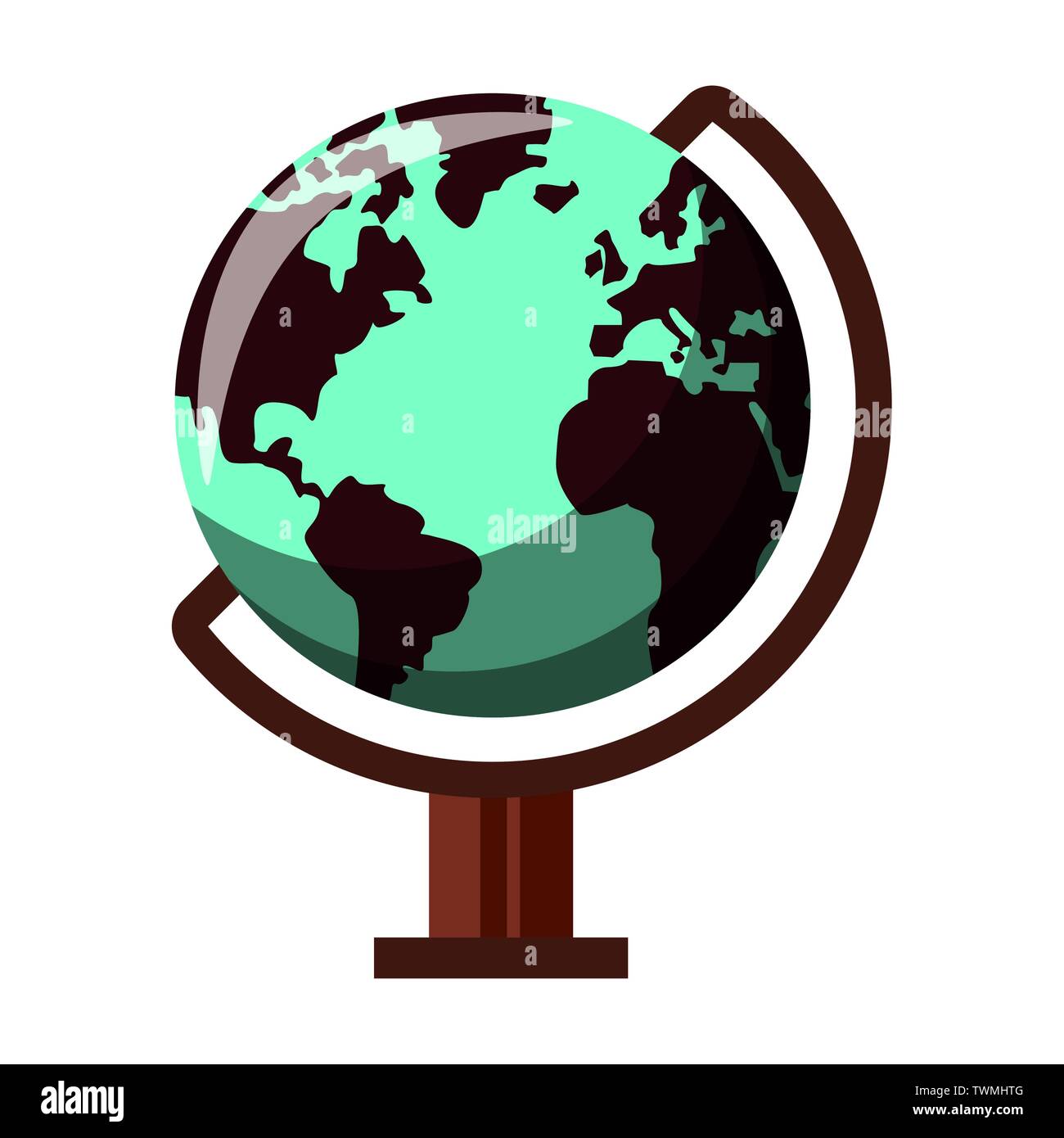 World globe travel symbol isolated Stock Vector Image & Art - Alamy