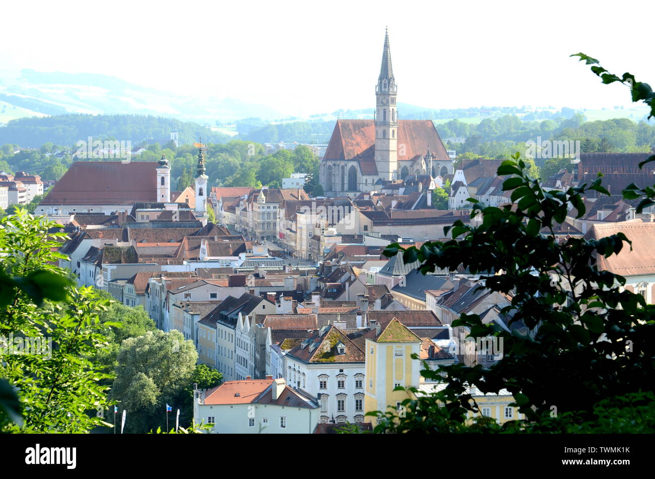 Old town of Steyr, Upper Austria Stock Photo