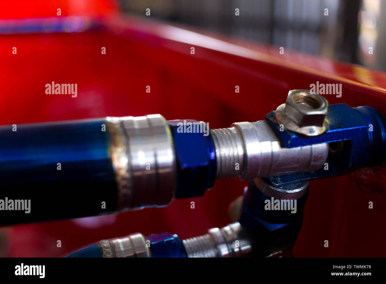 Rainbow titanium truck roll bar safety equipment for racing car. High