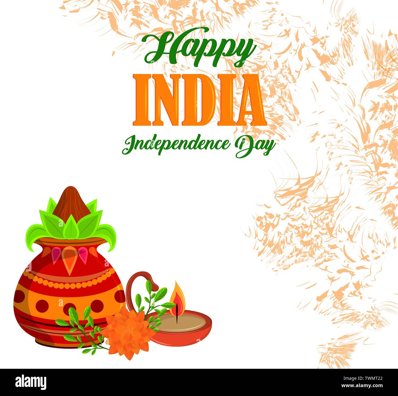 india india independence day card Stock Vector Image & Art - Alamy