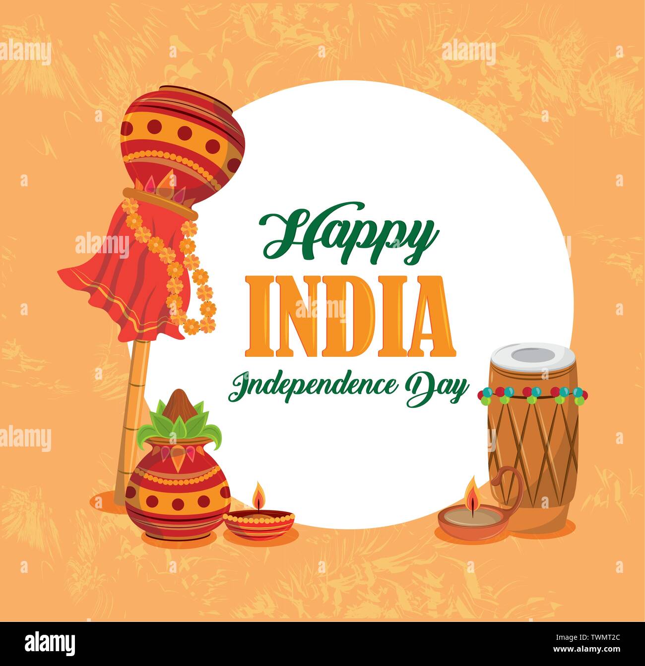 india india independence day card Stock Vector Image & Art - Alamy