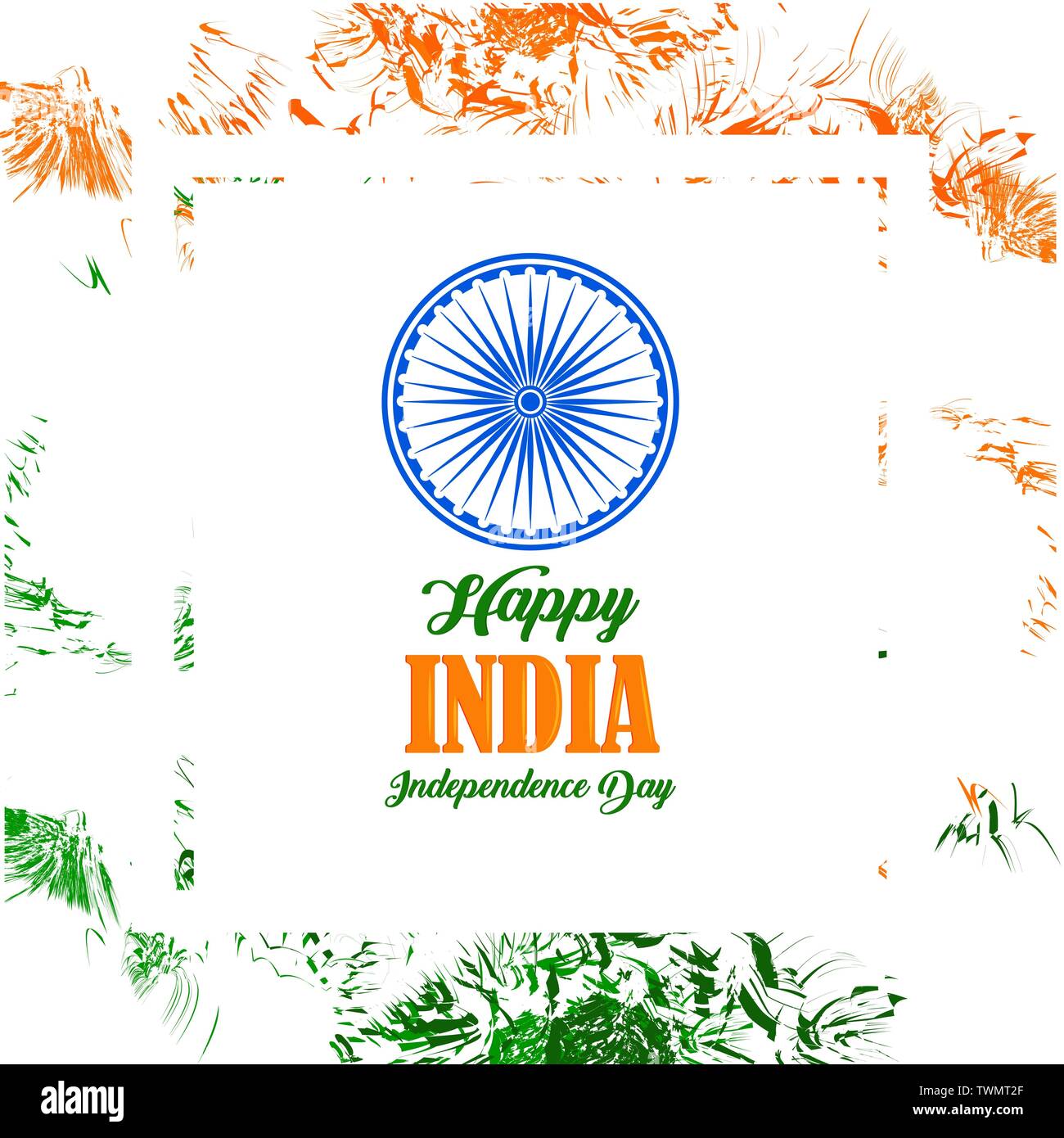 india india independence day card Stock Vector Image & Art - Alamy