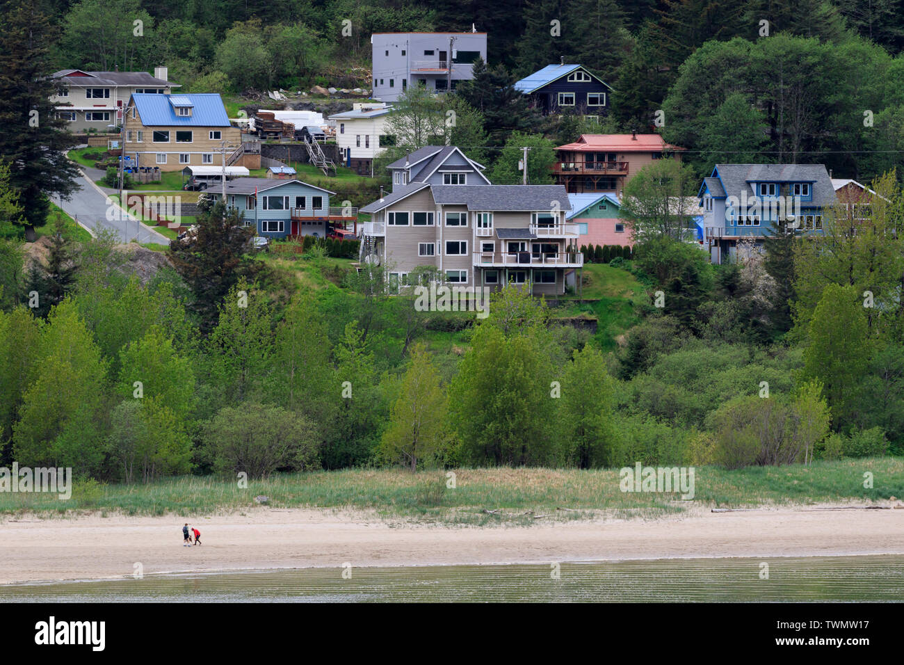 Douglas Island, Juneau, Alaska, USA Stock Photo Alamy