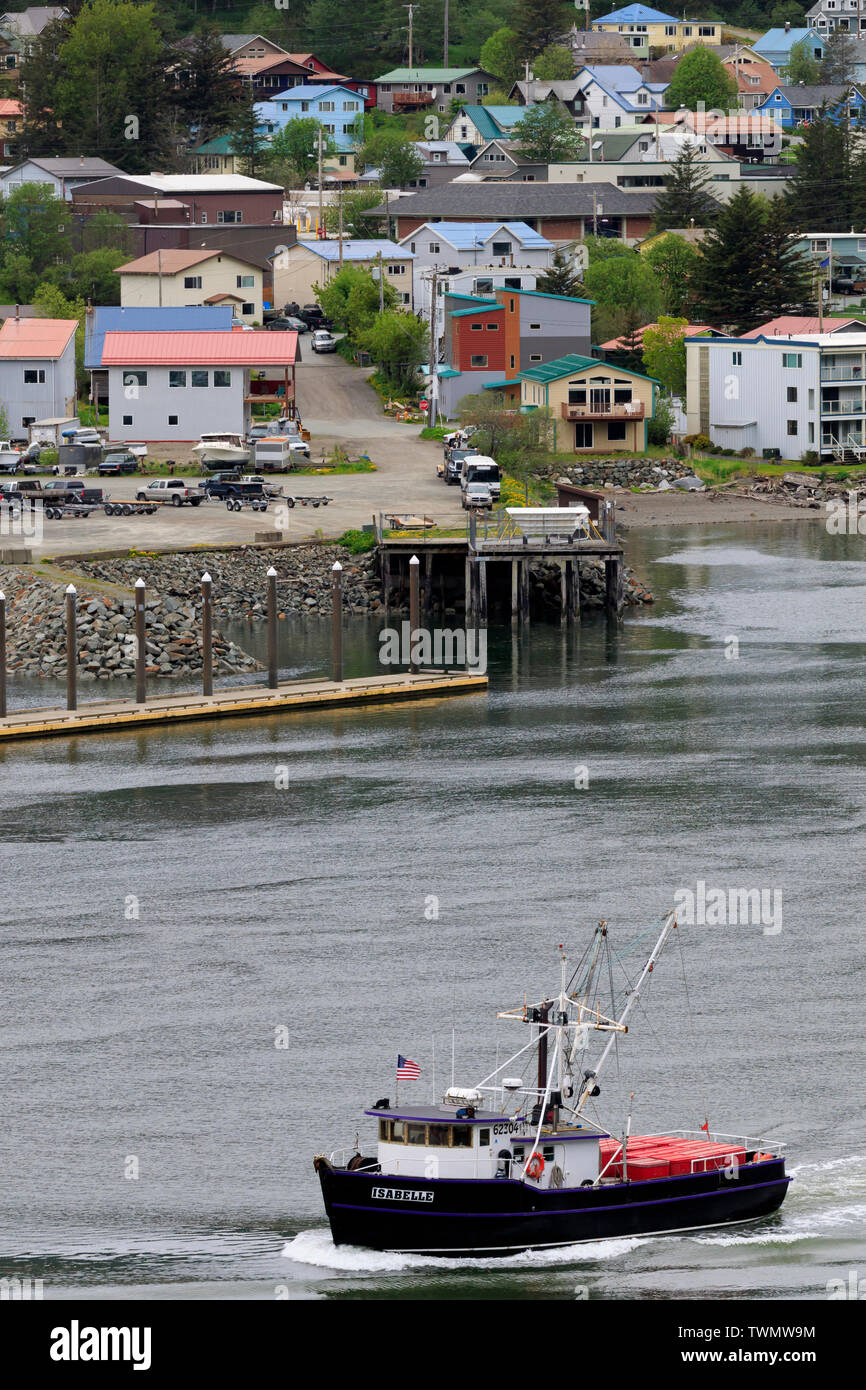 Fishing boat, Douglas Island, Juneau, Alaska, USA Stock Photo Alamy