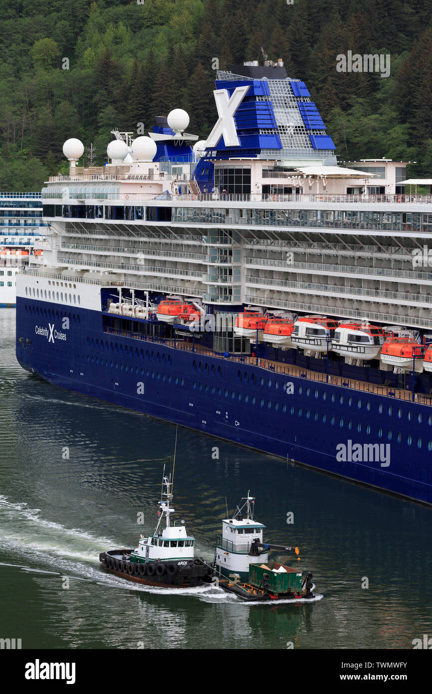 Cruise Ship, Juneau, Alaska, USA Stock Photo Alamy
