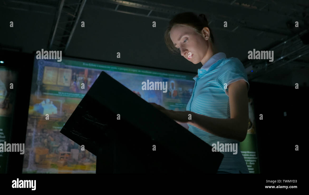 museum touch screen monitors in stock