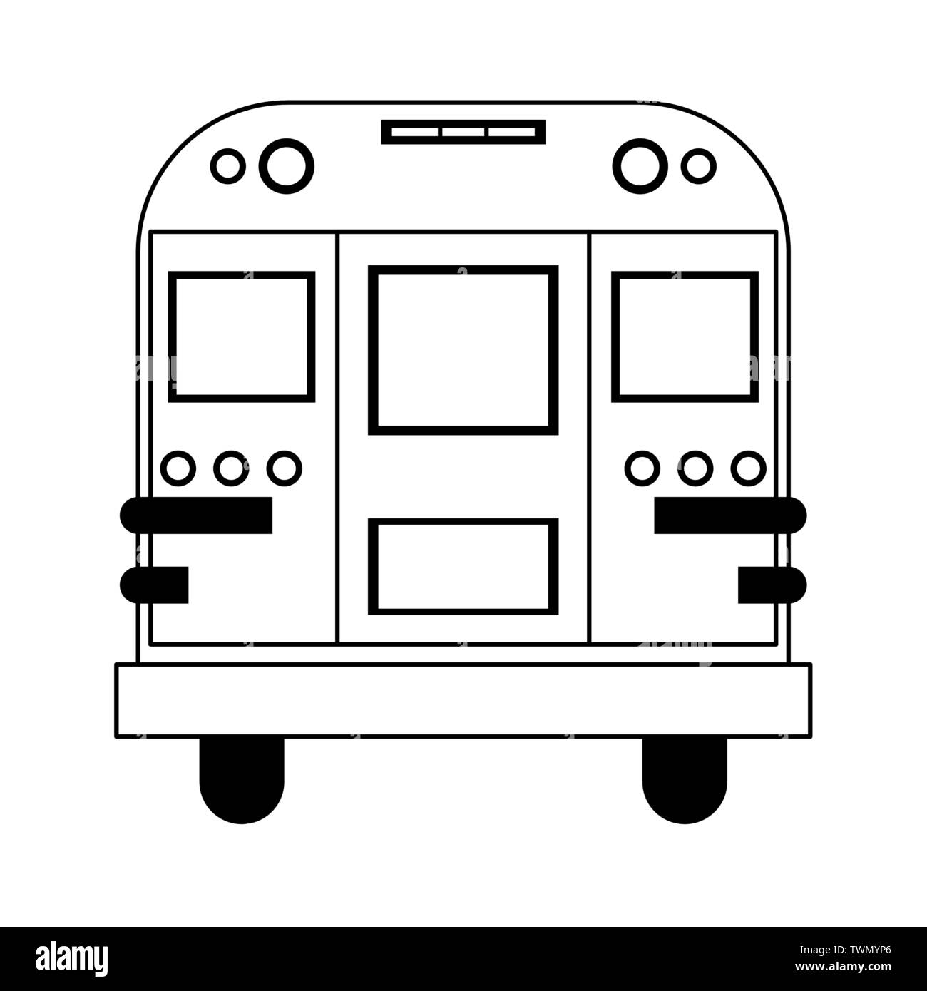 School bus backview isolated cartoon in black and white Stock Vector Image & Art - Alamy School bus backview isolated cartoon in black and white Stock Vector Image & Art - Alamy