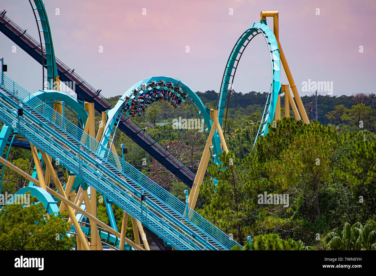 Seaworld Orlando Kraken High Resolution Stock Photography And Images Alamy